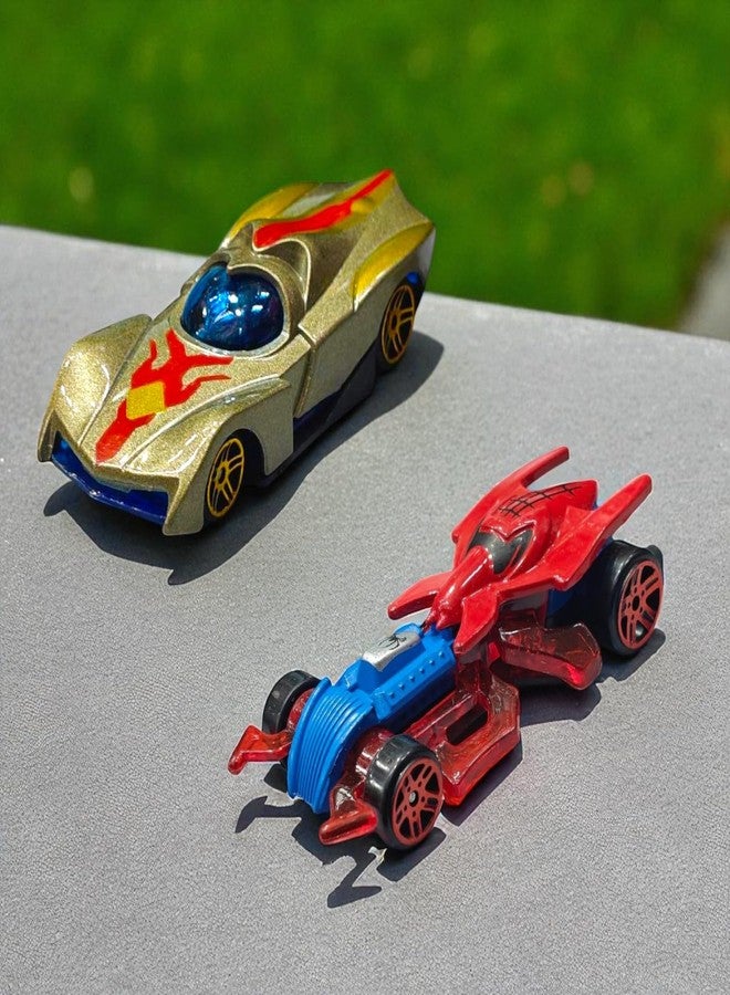 SARASI Super Hero Theme Cars Diecast Metal Toy Car Play Set for Kids (Multicolor, Pack of: 5) - Image 5